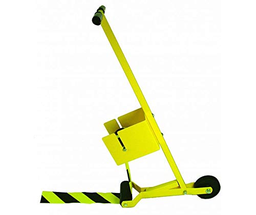 NMC FTA01 Marking Tape Floor Applicator – 13 in. x 10 in. Metal Standalone Tape Applicator in Yellow #1