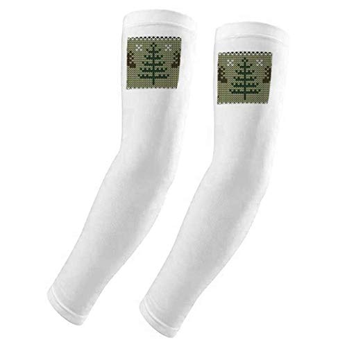 Housse de gants pour sapin de Noël marron motif wapiti tapis de décoration pour salon