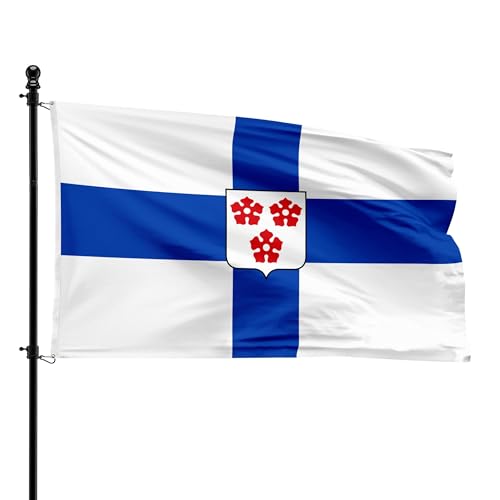 Bandera de Wortegem-Petegem de 90 x 150 cm en tela resistente 2