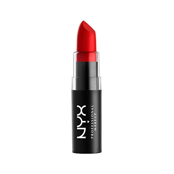 NYX PROFESSIONAL MAKEUP Matte Lipstick - Perfect Red (Bright Blue-Toned Red)