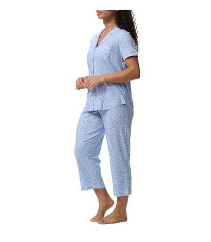 Image of Karen Neuburger Women's Short Sleeve Girlfriend Capri Pajama Set