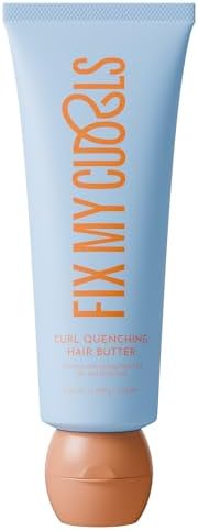 Fix My Curls Curl Quenching Hair Butter|Curly, Wavy, Frizzy Hair | With Tucuma Butter & Flaxseed| Ultra Curl Defining Cream | Silicone Free, 100gm