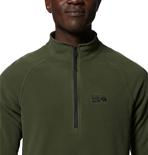 Image of Mountain Hardwear Men's MHW Logo 1 /4 Zip for Travel, Camping, and Casual Wear