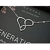 EFYTAL Mothers Day Grandma Gifts, 925 Sterling Silver Infinity Heart Necklace for Grandmother/Mother/Daughter/Granddaughter, Mom Necklaces for Women, Birthday Gift, Mother's Day Jewelry