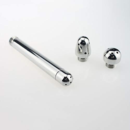 Enematador de limpador anal de Enema Duche Anal da SUPVOX com três cabeças de bocal para homens (pra