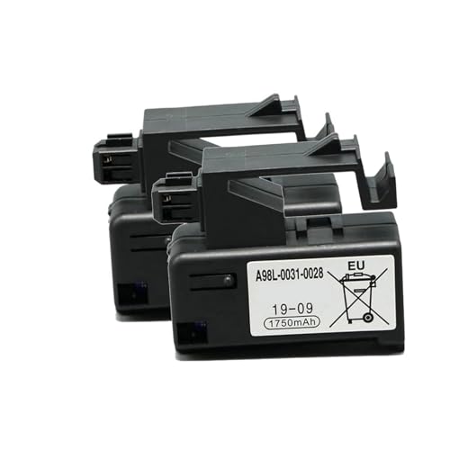 Paquete de 2 baterías industriales PLC A98L 0031 0028 for Sistema CNC A02B 0323 K102 Compatible con Fanuc