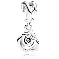 Rose in Bloom Dangle Charm