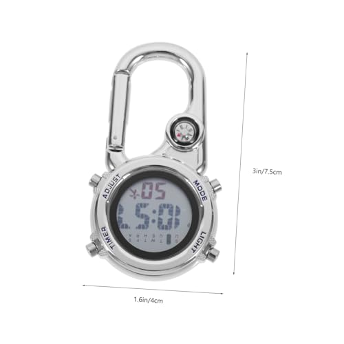 Reloj digital de bolsillo multifuncional Mikikit con brillo nocturno para montaña 2