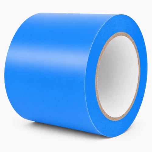 Image of GGR Supplies CVT-536 Light Blue Vinyl Floor Marking Tape, 4 x 36 Yards