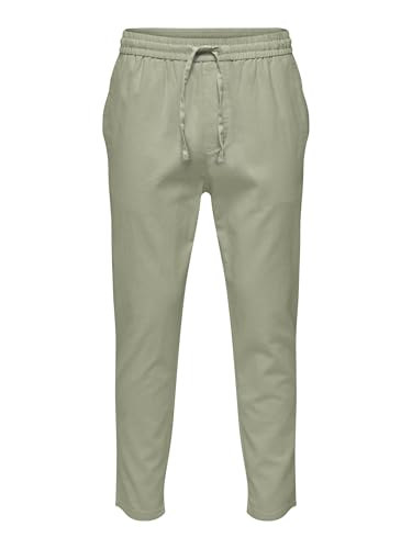 Only & Sons ONSLINUS Crop 0007 COT LIN PNT NOOS – Ansicht 1