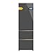 Cecotec Kühlschrank mit französischen Türen 400 L Bolero Coolmarket Combi Fd 400 Grey Glass E. Premium-Design, NoFrost-System und Inverter-Kompressor mit geringem Verbrauch und leiser Leistung