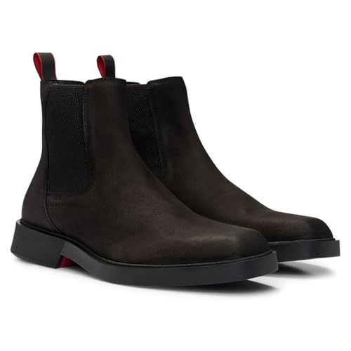 Image of HUGO Men's Iker Suede Chelsea Boots