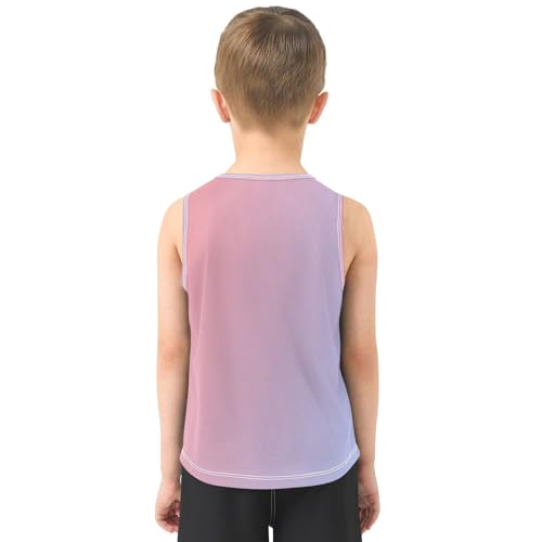 J JOYSAY Above Clouds Gradient Boys Tank Top Sleeveless Muscle Shirts Quick Dry Kids T-Shirts 3-15T3