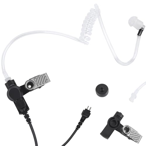 Oreillette acoustique micro PTT double fil ultra robuste pour Motorola XR 3300 3500 - 2