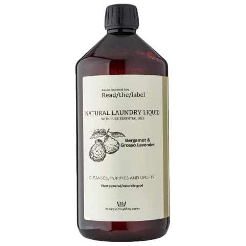 Natural Laundry Liquid- Bergamot & Grosso Lavender Essential oils Cover