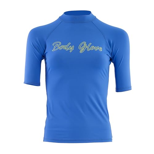 Camiseta básica blanca mujer Body Glove manga corta ajustada