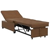 Dimensions et capacité optimales Ce canapé-lit marron en tissu Huahua mesure 194 x 67 x 82 cm et supporte jusqu'à 110 kg, offrant un couchage confortable pour 1 personne, idéal pour salon, séjour, chambre ou bureau avec une structure solide en contreplaqué.