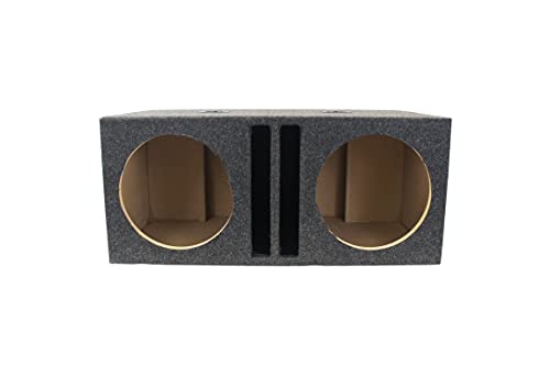 Car Audio Dual 10" Spl Bass Subwoofer Labyrinth Vent Sub Box Stereo Enclosure #TOP3