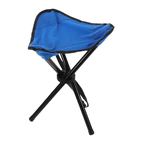 Toyvian Collapsible Fishing Stool: Travel Heavy-Duty Stool Portable Compact Folding Chair for Camping Outdoor Activities and Travel