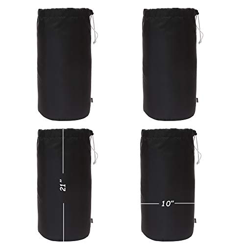 Augbunny Lot de 4 sacs à rabat avec cordon de serrage résistant à l'eau et à la poussière Cover
