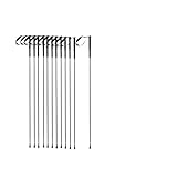 Bastón de senderismo de fibra de carbono, ultraligero, portátil, plegable (12 unidades de 130 cm)