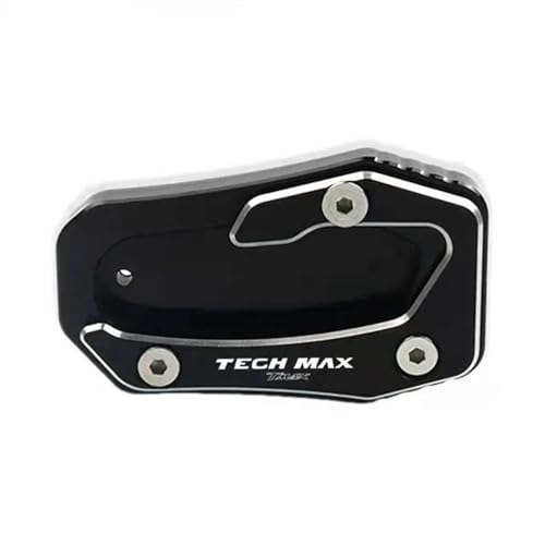 �o�C�N �X�^���h �v���[�g �p�b�h For Tmax �e�b�N�}�b�N�X TMAX560 T MAX 560 2019 2020 2021 2022 CNC �L�b�N�X�^���h �t�b�g�T�C�h�X�^���h �g���p�b�h �T�|�[�g�v���[�g(B,TECH MAX)