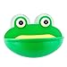 Cabilock Cartoon Seifenschale Kreative Froschform mit Sauger Abtropf Anti-Rutsch ohne Bohren Seifenhalter Seifenkorb für Badezimmer Dusche (Grün)