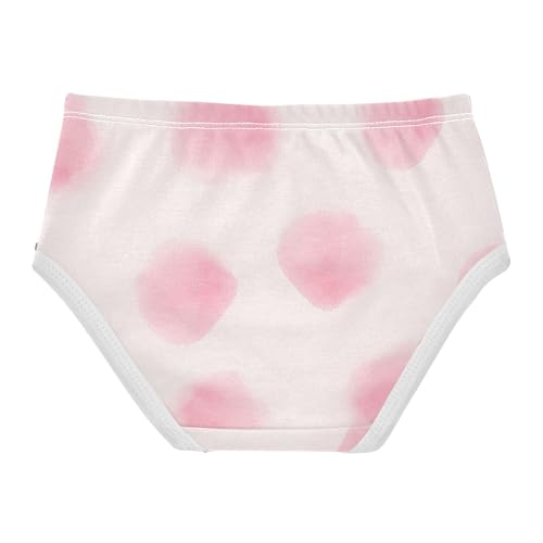 Girls Underwear Toddler 2t Cotton Cute Panties Girl Pattern Kids Undies Briefs Pastel Blush Watercolor Textures2