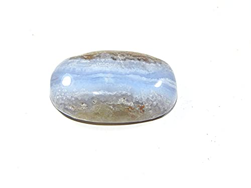 Agate naturelle bleue en dentelle pour séance de méditation à la maison