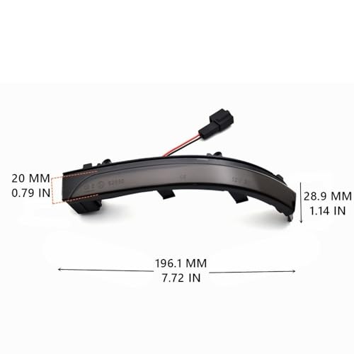 Intermitentes laterales dinámicos para espejo retrovisor de Passat B7 y Vento 4