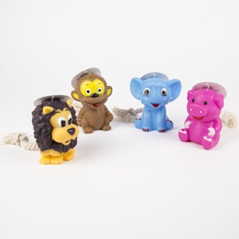 Dog Toy Vinyl 4 Animal Assort