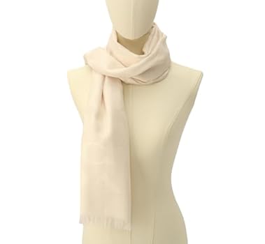 Coach Womens Signature C Oblong Scarf, Chalk, One size: Buy