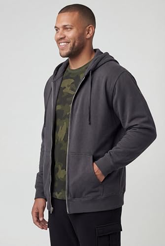 Image of KingSize Men's Big & Tall Fleece Zip-front Hoodie Jacket