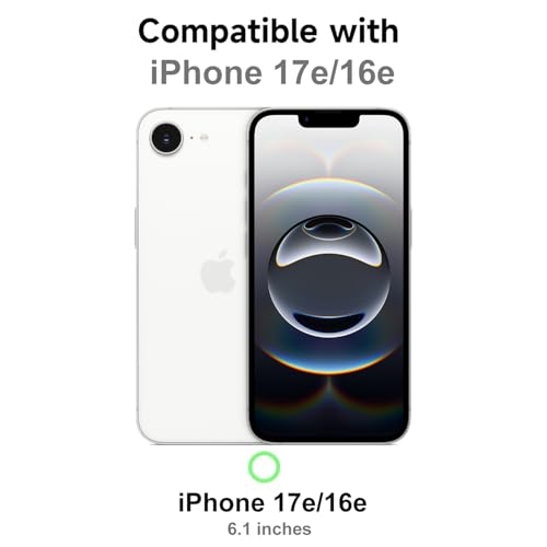 Coque silicone iPhone 16e transparente fine mignonne et resistante aux chocs avec aimant