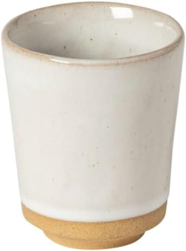 Costa Nova Ceramic Stoneware 6 fl oz Cup- Marrakesh Collection, Sable Blanc| Microwave & Dishwasher Safe Dinnerware | Food Safe Glazing | Restaurant Quality Dinnerware