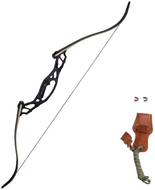 Lion 62" Takedown Hunting Recurve Bow Metal Riser 30 35 40 45 50 55 60 65 70 Lbs Right Handed