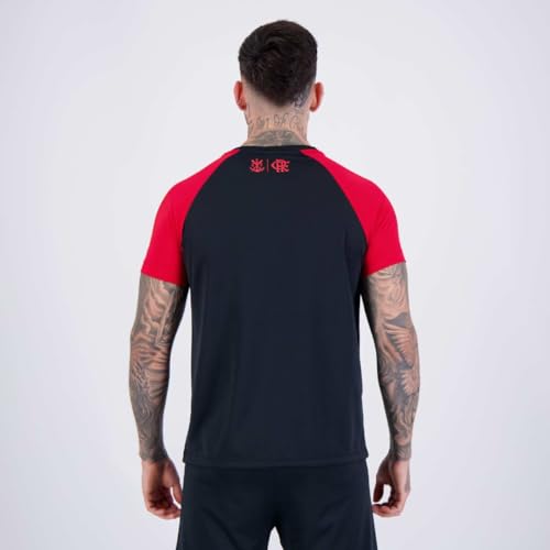 Camisa Flamengo Correnteza Preta e Vermelha