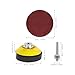 Abaodam 304pcs Round Self-Adhesive Flocking Sandpaper Discs for Metal Wood Automotive Drywall Sanding Pads Compatible with Drill Grinder Rotary Tools