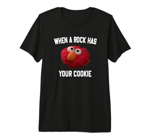 T-shirt Sesame Street Elmo coupe premium et finitions soignées en coton doux