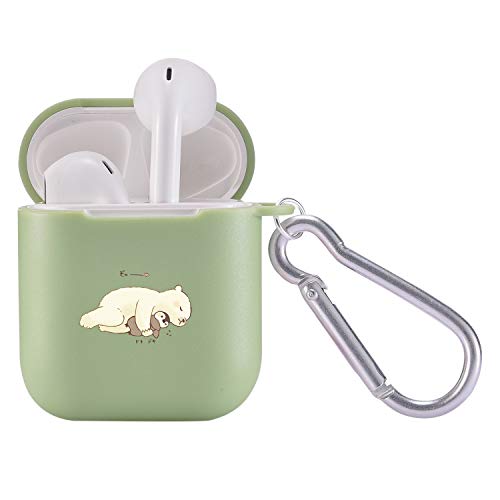Coque AirPods 2 et 1 animaux vert pour sécuriser vos écouteurs en voyage