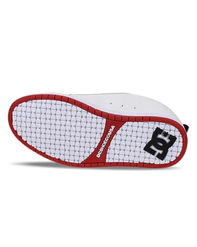 DC Shoes Men's Court Graffik Skate Sneaker White/Red