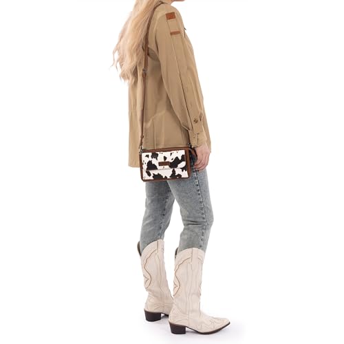 Image of Wrangler Crossbody Wallet for Women RFID Clutch Phone Purse with Credit Card Slots | RFID