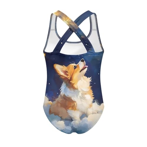 Image of Girls One Piece Swimsuits Size 5-14 Kawaii Gymnastics Leotard for Beach Vacations