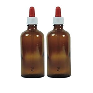 Viva huishoudelijke artikelen – pipetfles van bruin glas, kleine glazen potten als apothekersflessen te vullen – Made in…