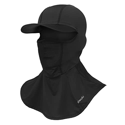 AIWOLU Balaclava Full Face Mask Summer for Sun Protection Breathable Long Neck Covers for Men Women Cycling Fishing…