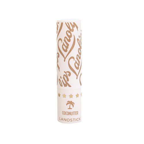 Lanolips Lanostick, Coconutter - Moisturizing Lip Balm Stick For Dry, Cracked Lips - Castor Oil, Jojoba Oil, Shea Butter & Lanolin For Hydrating Lips (3.3G / 0.116Oz) #TOP5