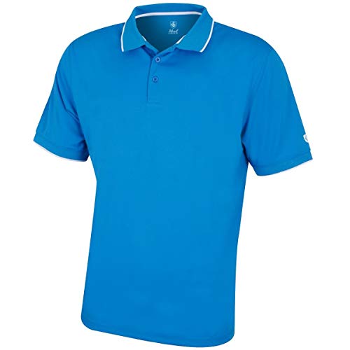 Island Green Igts1899 Coolpass Polo de Golf Respirant pour Homme, Sky Azure, 4XL