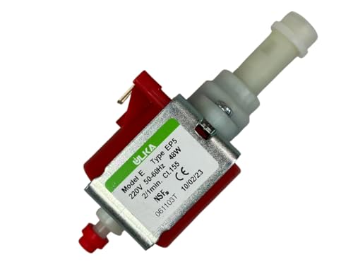Image of Ulka Vibratory Pump EP5, 220V, 50 /60Hz, Plastic Outlet For Espresso Coffee Machine.