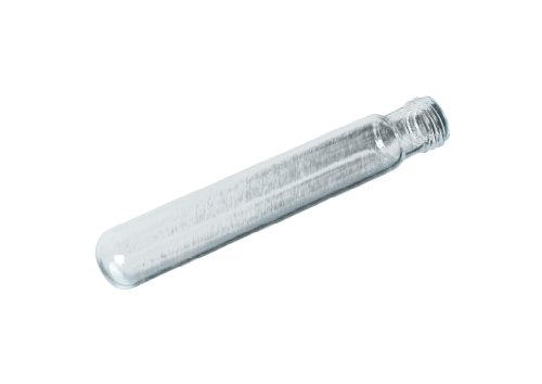 Corning Pyrex 9826-16 Borosilicate Glass Round Bottom Screw Cap Reusable Culture Tubes with PTFE Lined Phenolic Caps, 11mL Capacity, 16mm O.D. x 100mm Height (Case of 288)