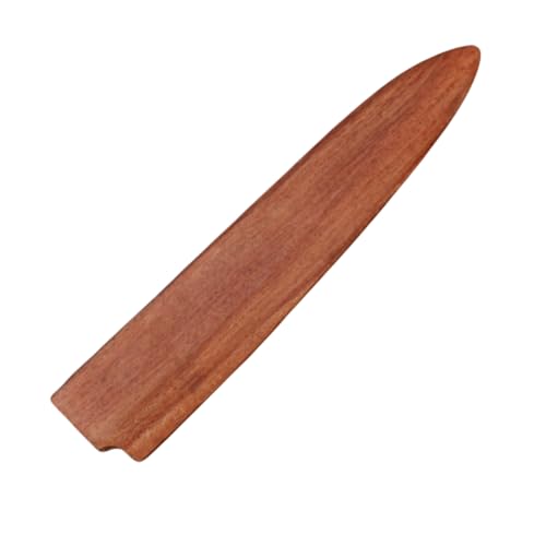 Aibote Handmade Natural Rosewood Magnetic Knife Sheath Japanese Sashimi Wooden Cover Knives Cases Holders Protectors for Yanagiba Sujihiki Slicer (12 inch)